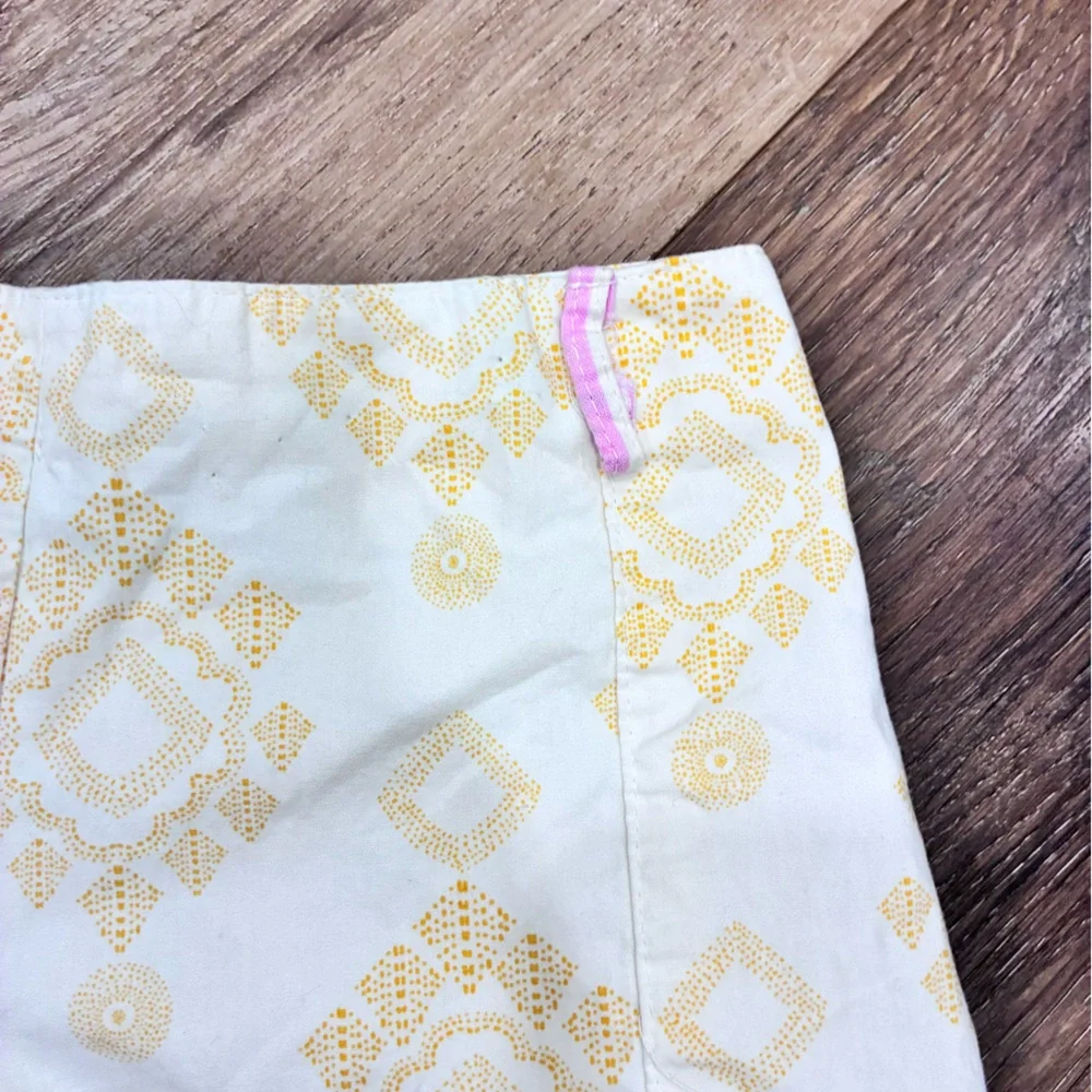 Sweet Honey White Yellow Shorts Bottoms Summer Size 6 Girl